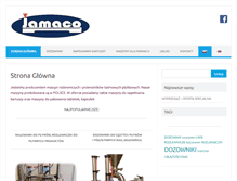 Tablet Screenshot of jamaco.pl